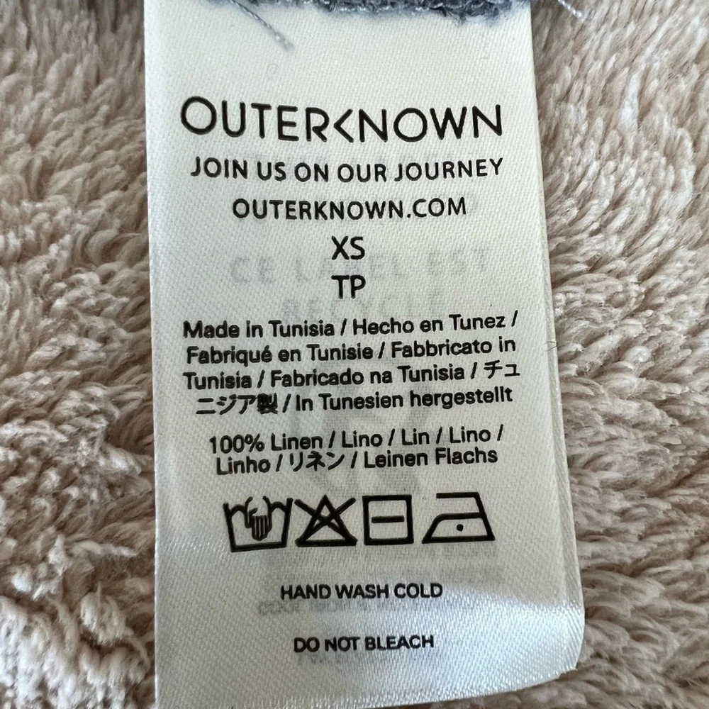 NWT Outerknown Gray Short Sleeve T-Shirt - Picture 7 of 8